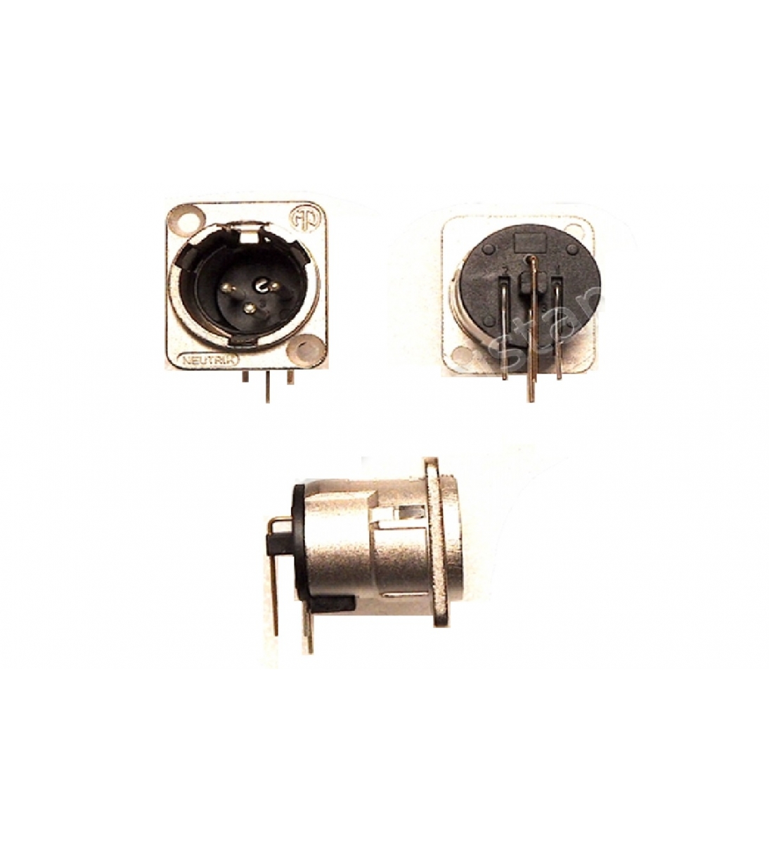 Presa da pannello  XLR maschio - SPMONSCKT0019