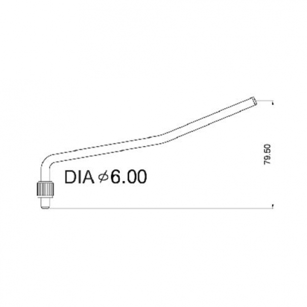 Leva per Ponte Tremolo Double Locking diametro 6 (Cromata)