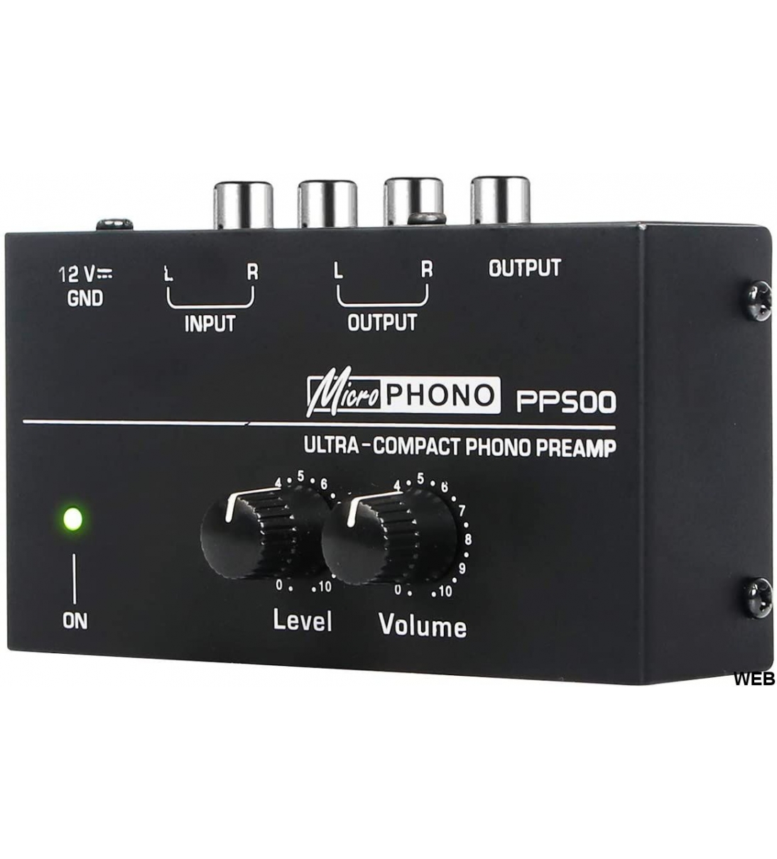 Preamplificatore per giradischi con controlli - V4058