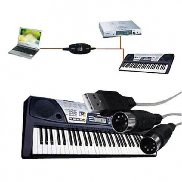 Cavo audio USB-MIDI 2m - WB1869