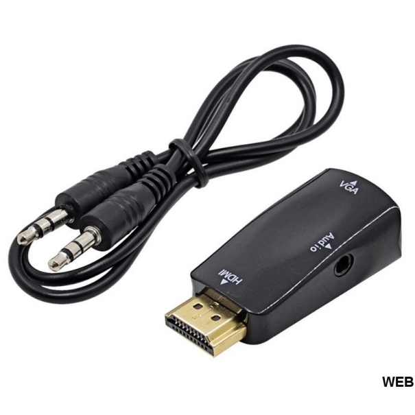 Adattatore audio/video da VGA/Jack audio ad HDMI