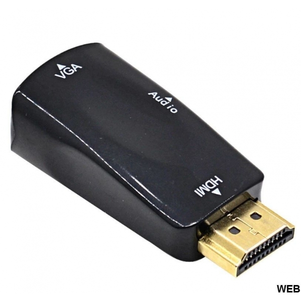 Adattatore audio/video da VGA/Jack audio ad HDMI