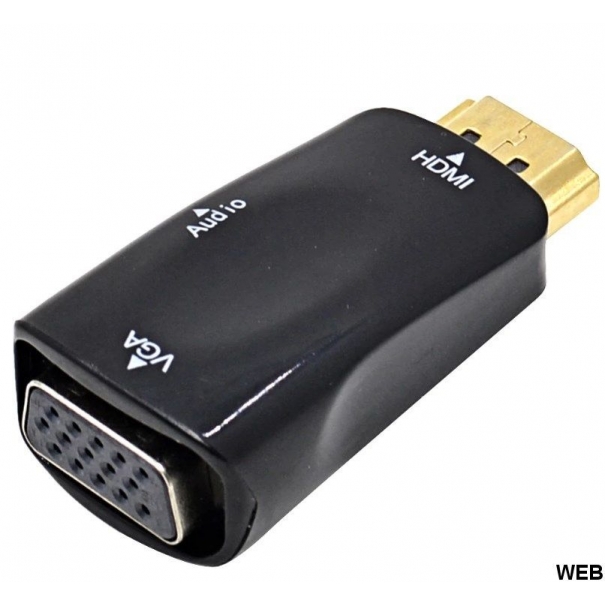 Adattatore audio/video da VGA/Jack audio ad HDMI