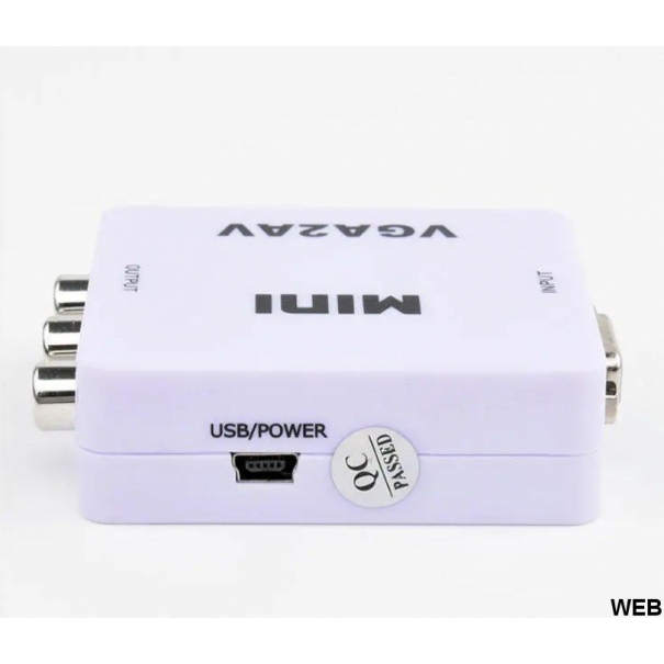 Adattatore audio/video da VGA ad RCA AV composito [B006WB046]
