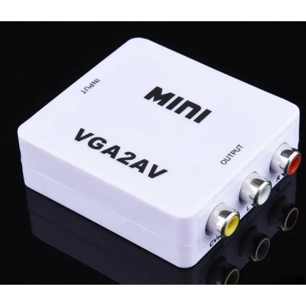 Adattatore audio/video da VGA ad RCA AV composito [B006WB046]