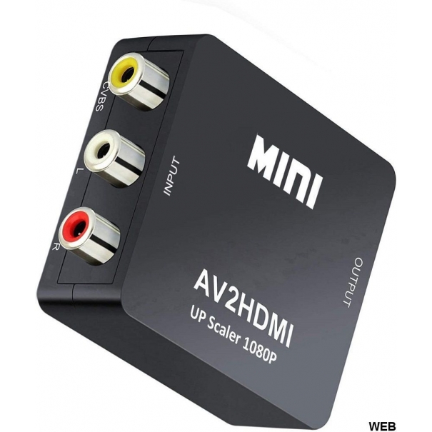 Mini convertitore da RCA AV Audio ad HDMI