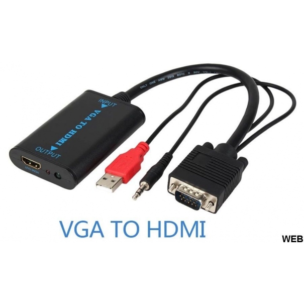 Adattatore audio/video da VGA ad HDMI