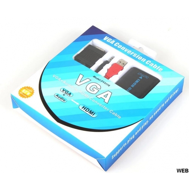 Adattatore audio/video da VGA ad HDMI [B006WB044]