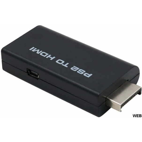 Adattatore audio/video per monitor hdmi da PS2 a HDMI con uscita audio da 3,5mm
