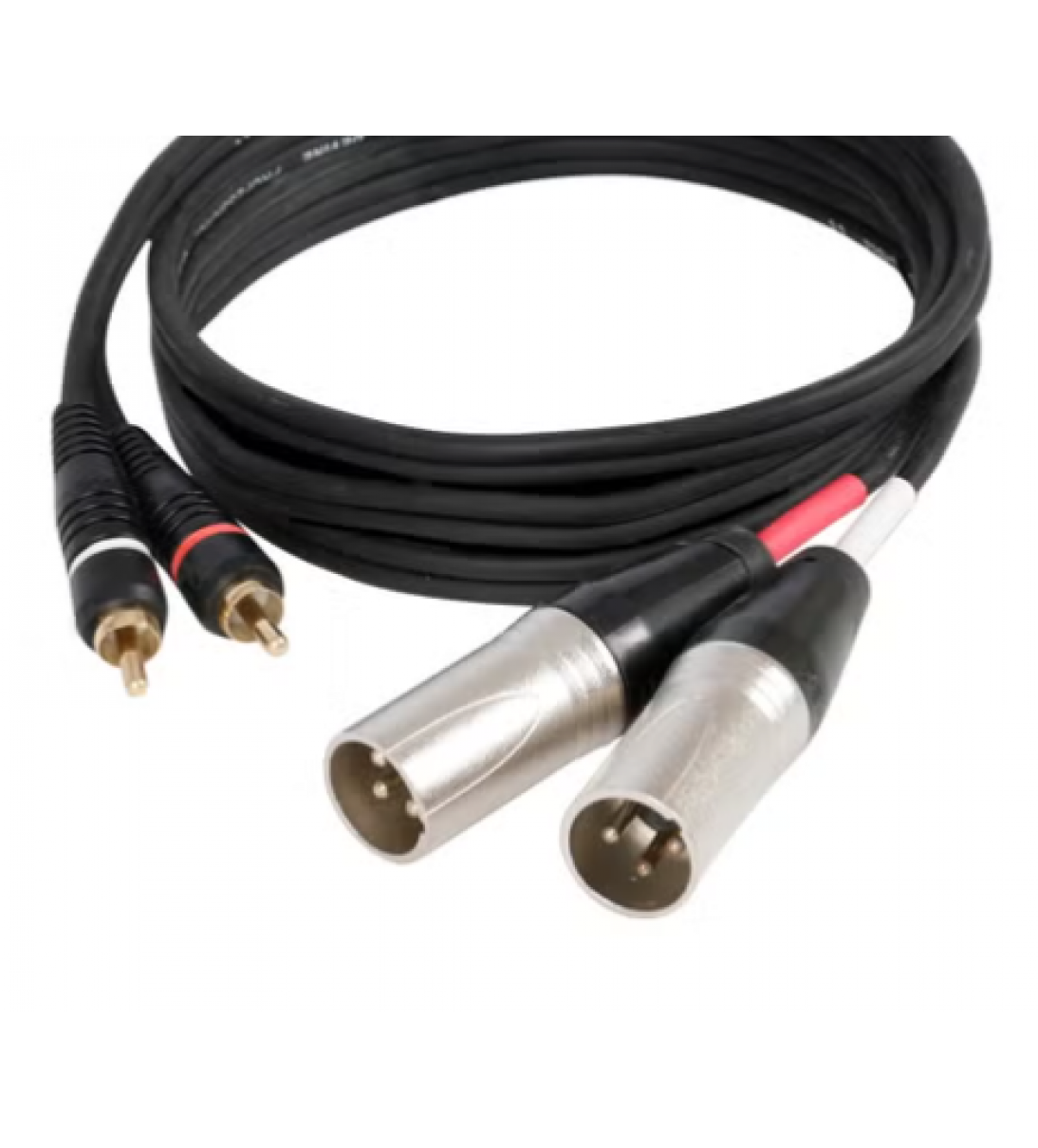 Jack stereo 3,5 mm maschio - 2x XLR maschio 1,5 mm, 0.30 MT