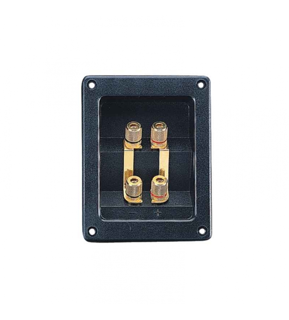 YAC012 vaschetta biwiring 4 morsetti 95,5x122,5mm [YAC012]