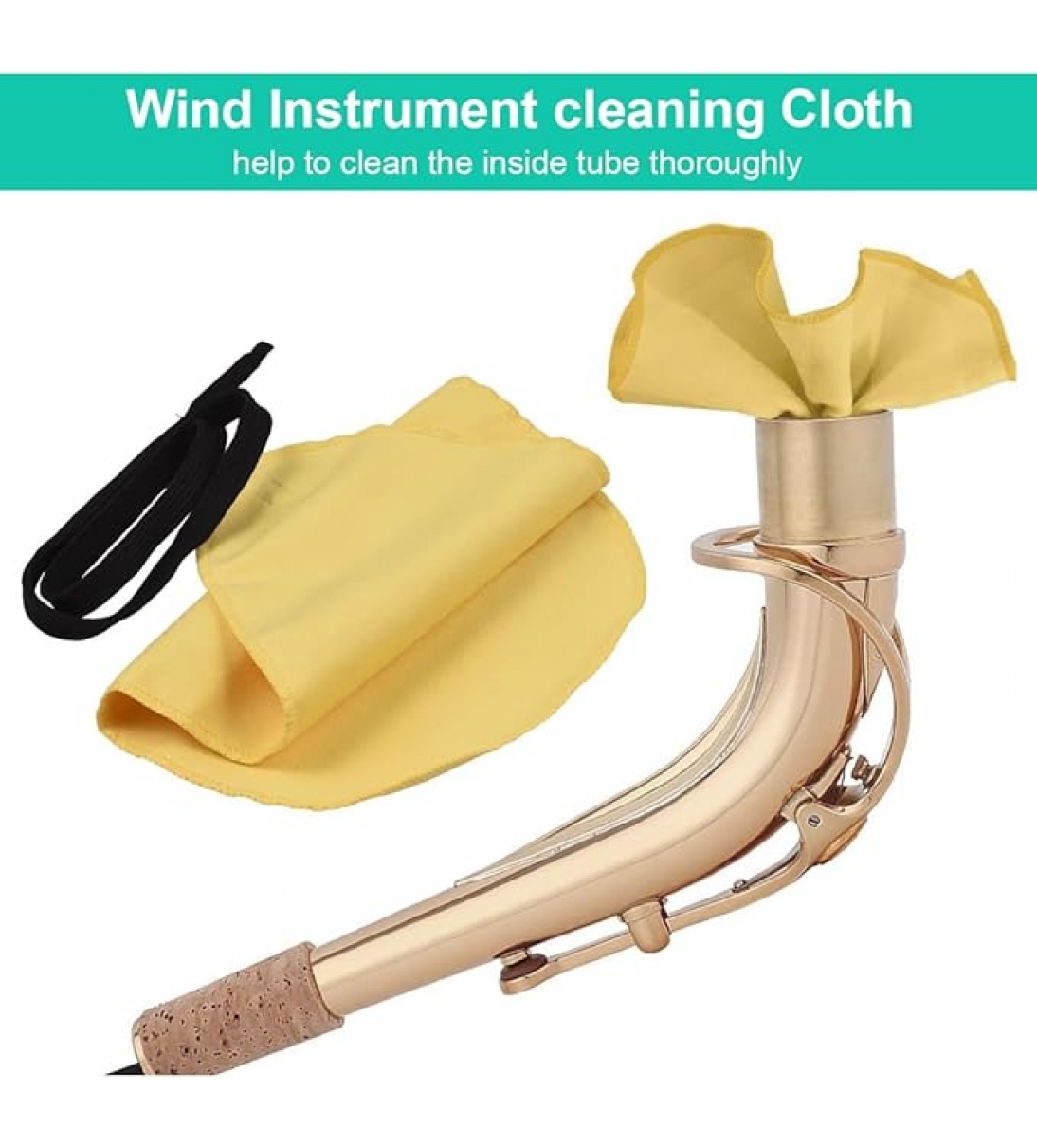 Panno Pulizia per Clarinetto (colore Giallo)