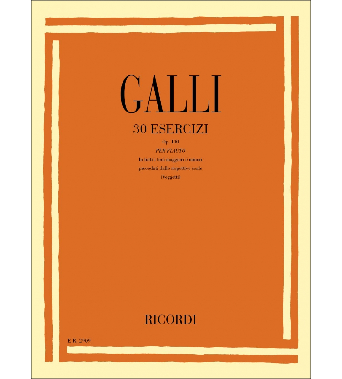 Galli 30 Esercizi per Flauto Op. 100