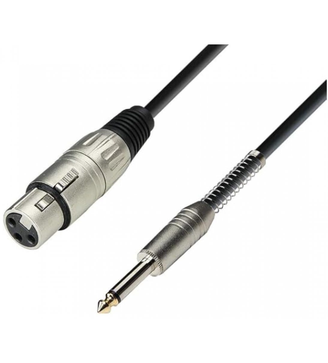 Cavo adattatore da XLR femmina a Jack mono da 6,3 mm 0.30 mt