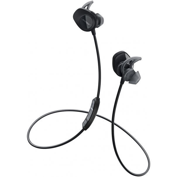SoundSport, auricolari sportivi wireless, (cuffie Bluetooth resistenti al sudore per jogging), nero