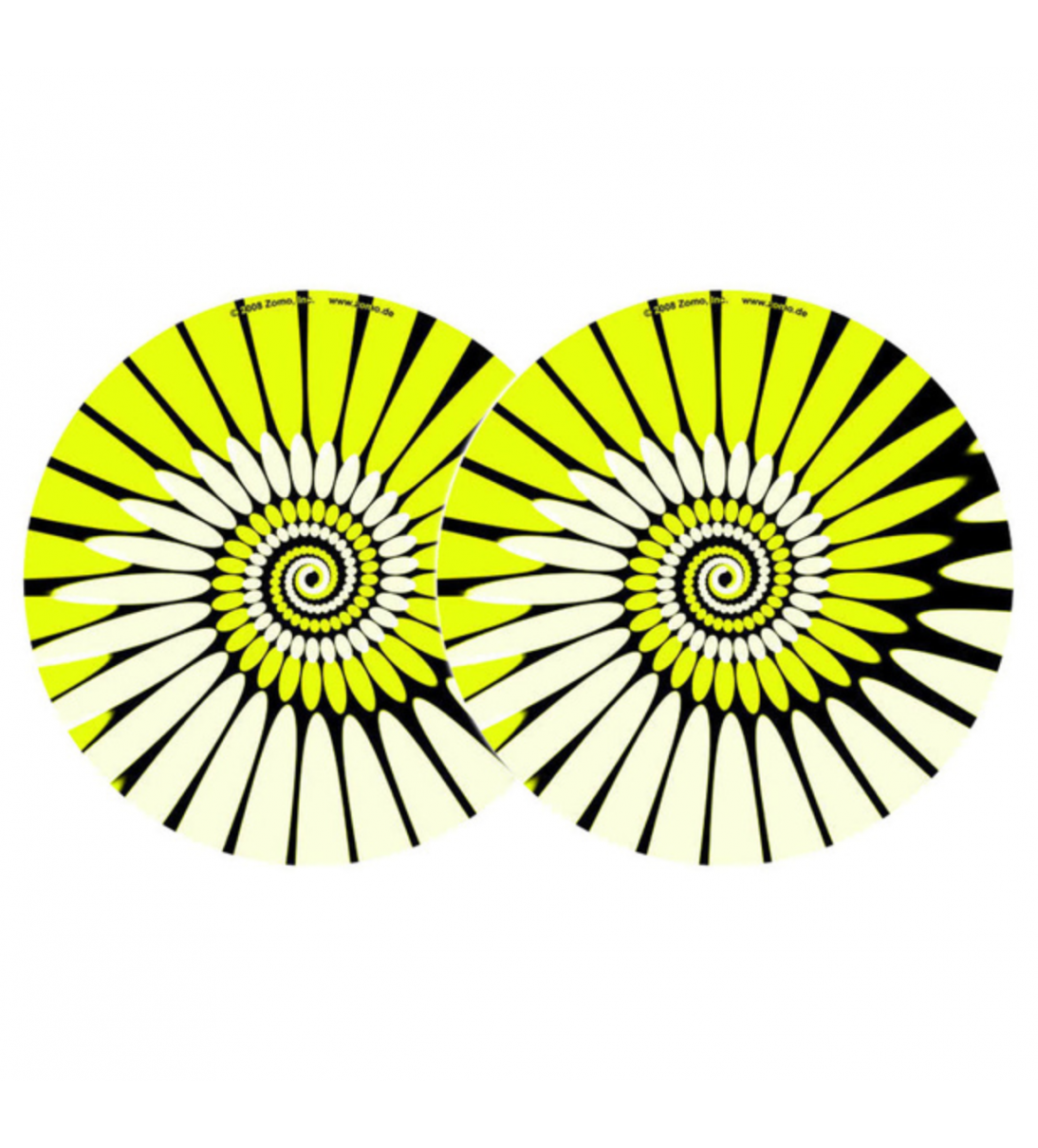 Slipmats - Paint - Giallo 2x 