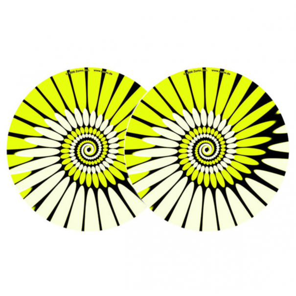 Slipmats - Paint - Giallo 2x 