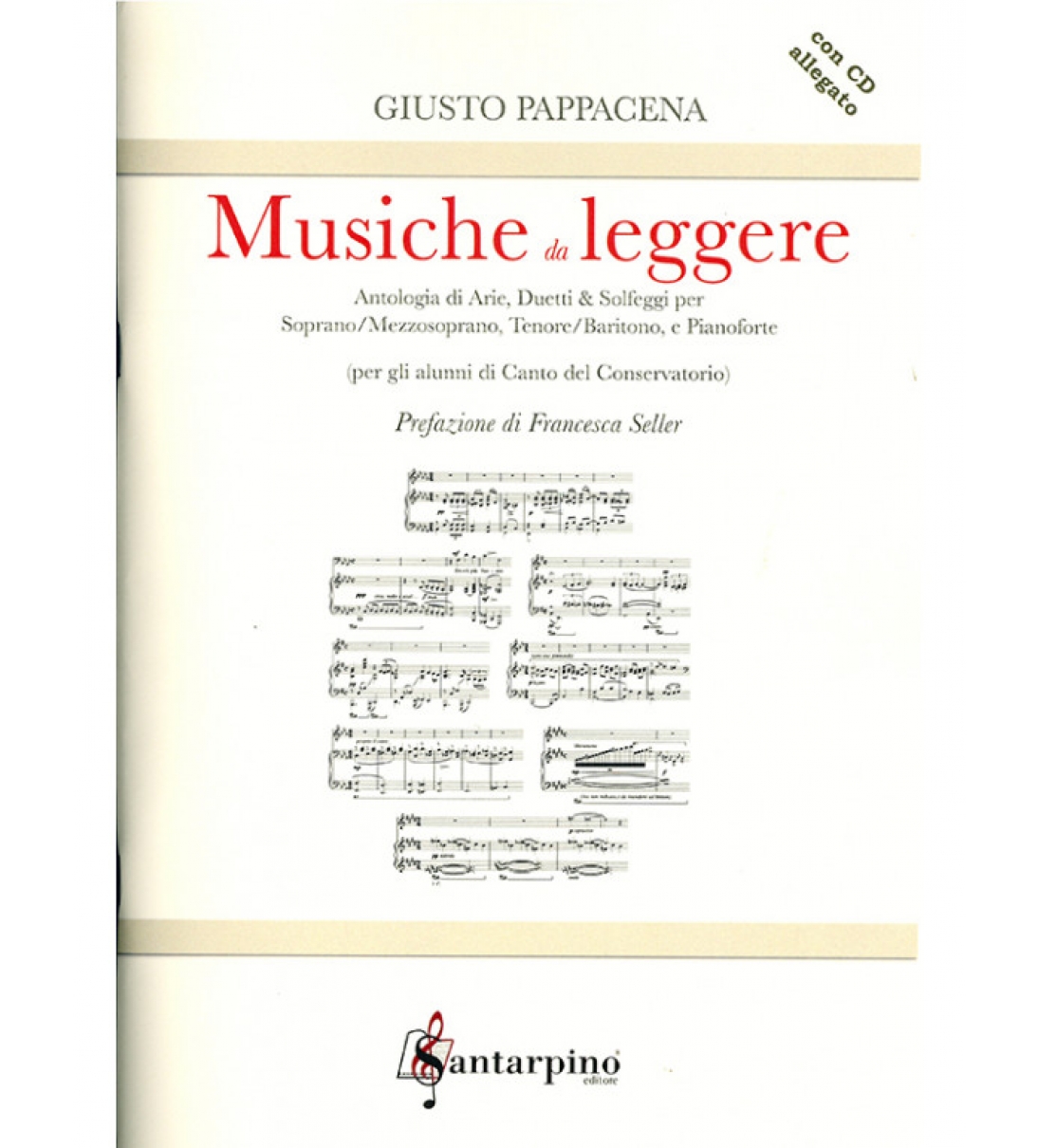 MUSICHE DA LEGGERE +CD - PAPPACENA