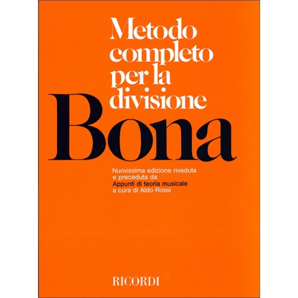 METODO COMPLETO PER LA DIVISIONE - BONA