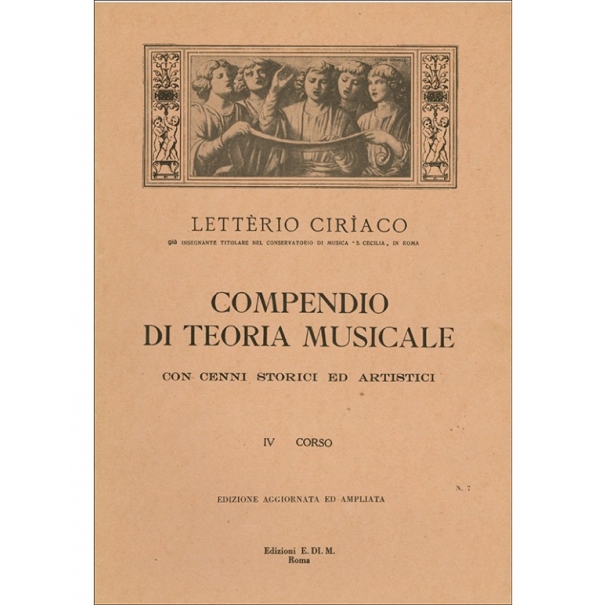 COMPENDIO DI TEORIA MUSICALE QUARTO CORSO - CIRIACO