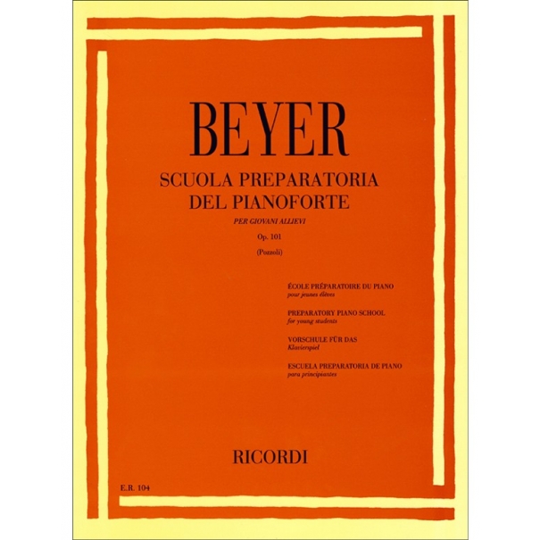 SCUOLA PREPARATORIA DEL PIANOFORTE - BEYER
