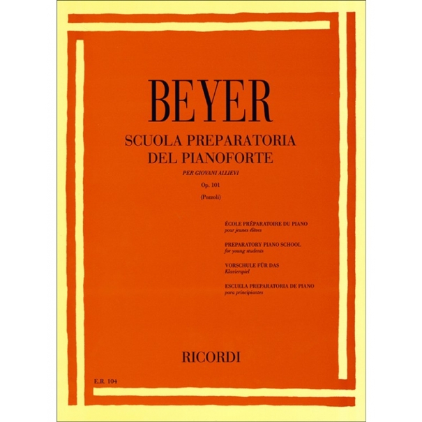 SCUOLA PREPARATORIA DEL PIANOFORTE - BEYER [BER104]