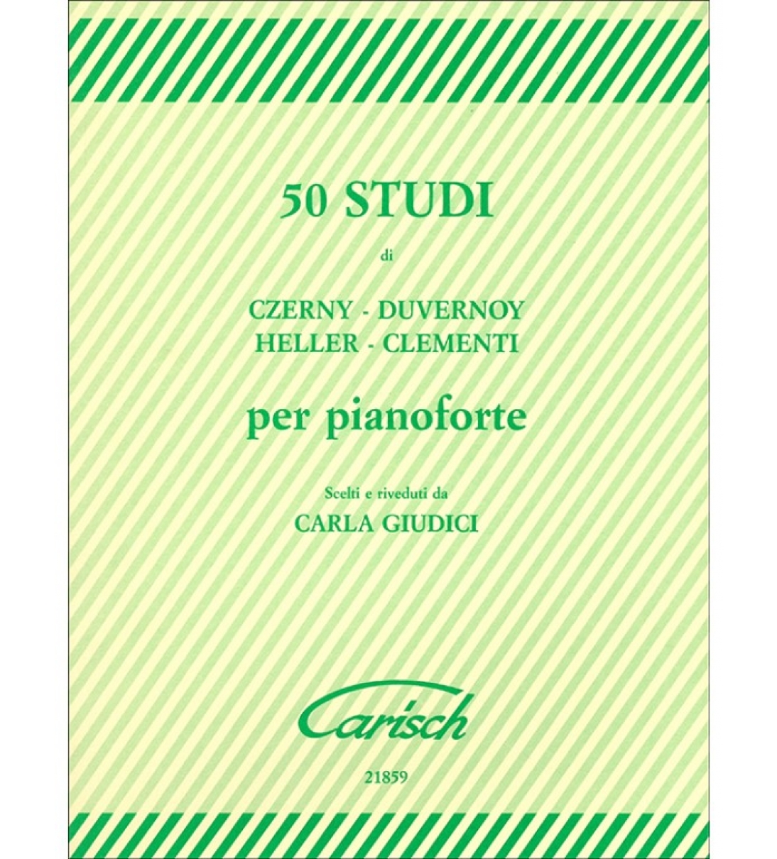 50 STUDI PER PIANOFORTE - CZERNY - DUVERNOY - HELLER - CLEMENTI