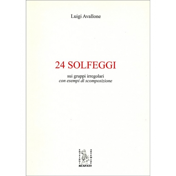 24 Solfeggi sui gruppi irregolari - Luigi Avallone