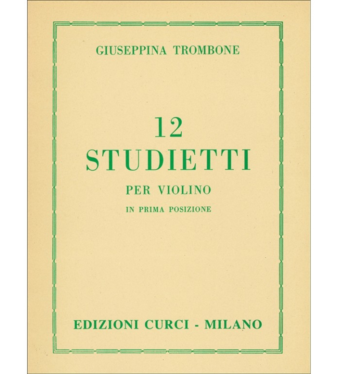 12 Studietti per Violino in prima posizione - Trombone