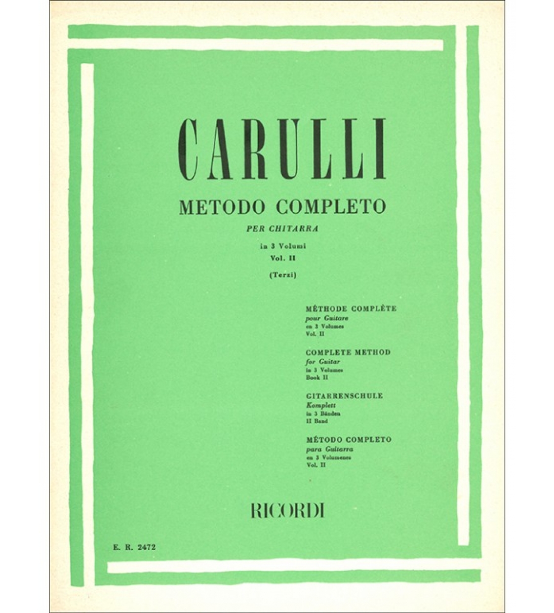 CARULLI METODO COMPLETO VOL.2
