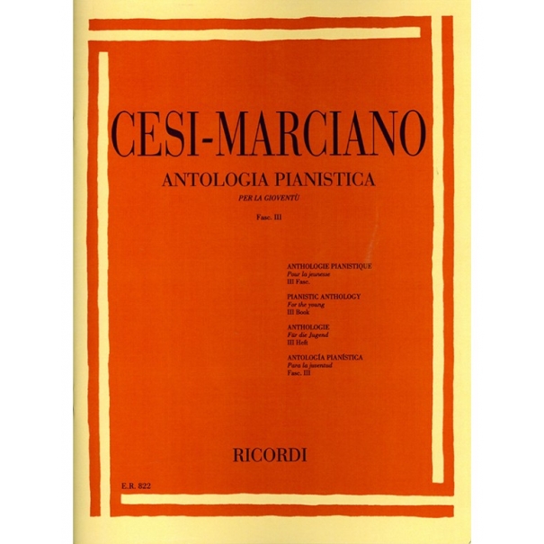 Antologia Pianistica FASC. III - Cesi Marciano