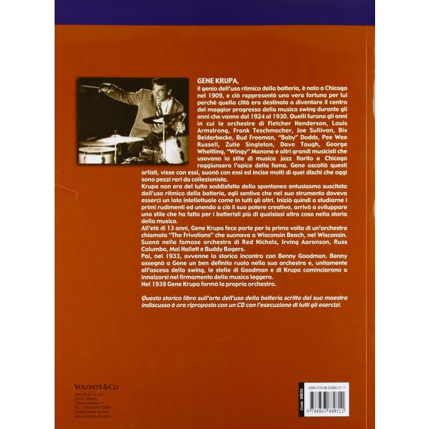 Gene Krupa - Metodo per batteria - Con CD Audio (Italiano)