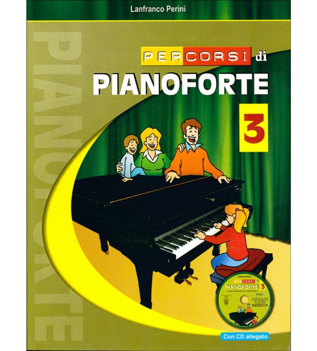 PERCORSI DI PIANOFORTE 3 + CD - PERINI