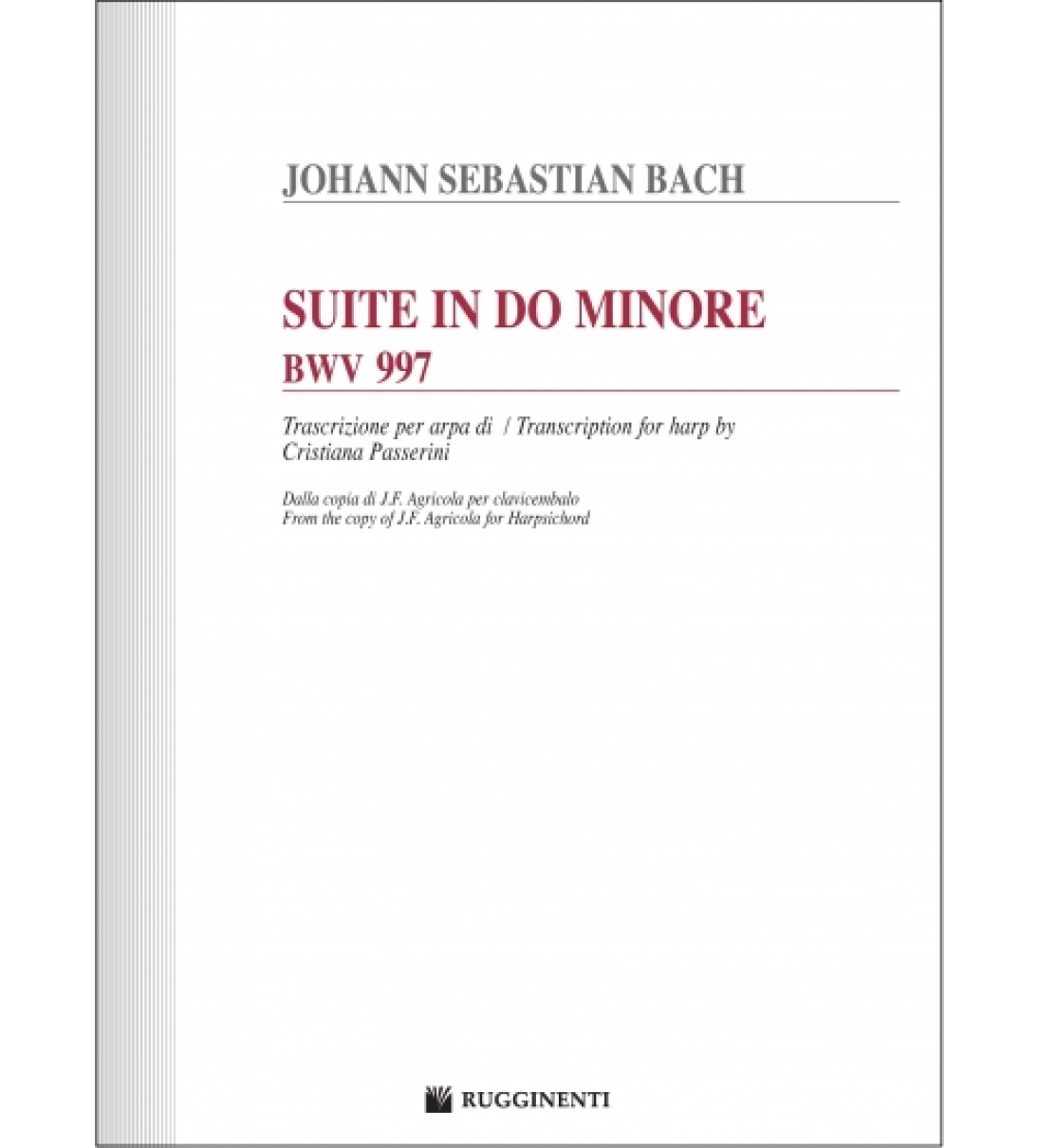 Suite in Do Minore BWV 997