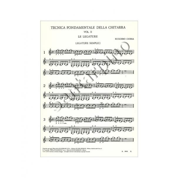 TECNICA FOND. DELLA CHITARRA VOL.2 CHIESA [S8511Z]
