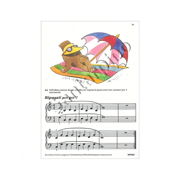 TEORIA E TECNICA PER IL PICCOLO PRINCIPIANTE PREPARATORIO B - BASTIEN -WP233I