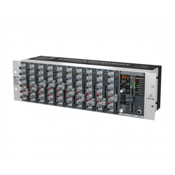 RX1202FX V2 mixer RX1202FX a 12 ingressi montabile a rack consente di ottenere senza sforzo un suono di qualità superiore
