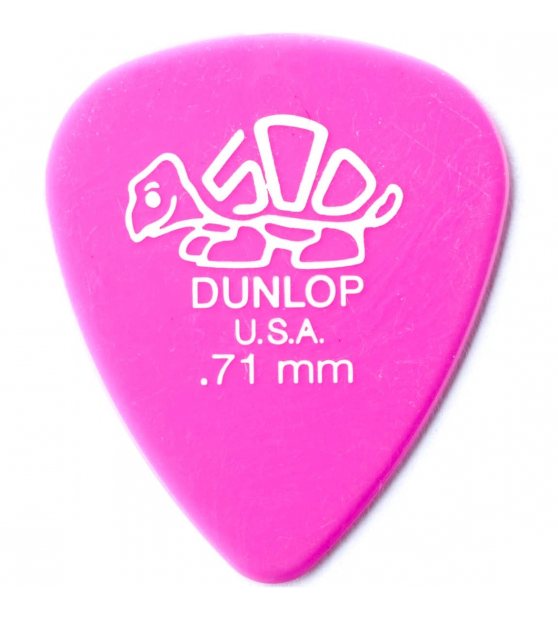 Dunlop Delrin 500 plettro rosa 0,71 mm