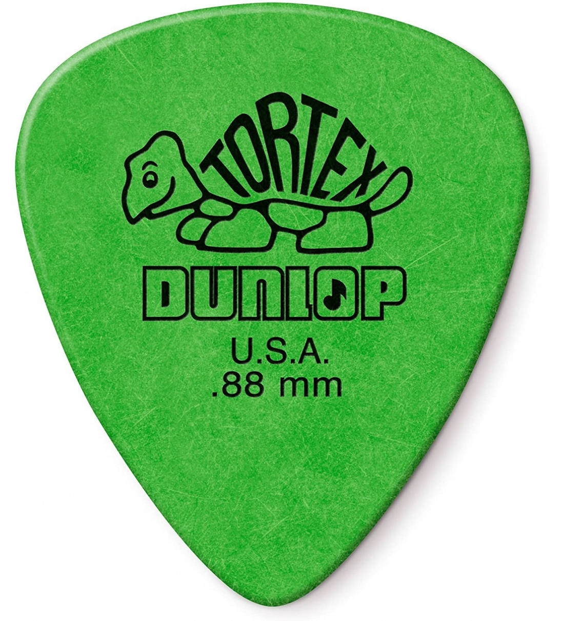 Jim Dunlop 418P.88 Plettri in Tortex, Spessore da 0.88 mm, Verde