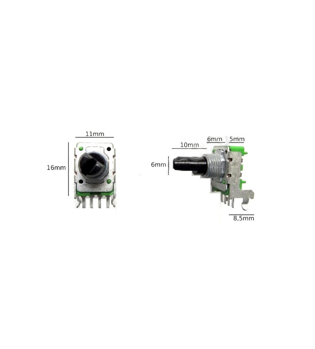 Potenziometro  5KB LIN 11mm - SPMARPOTE0015