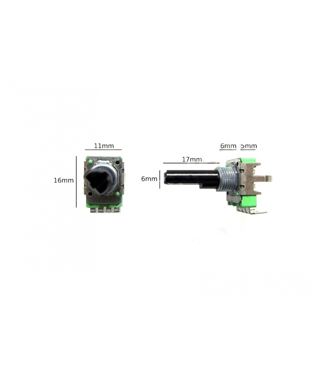 Potenziometro 50KA LOG 11mm - SPMARPOTE0056