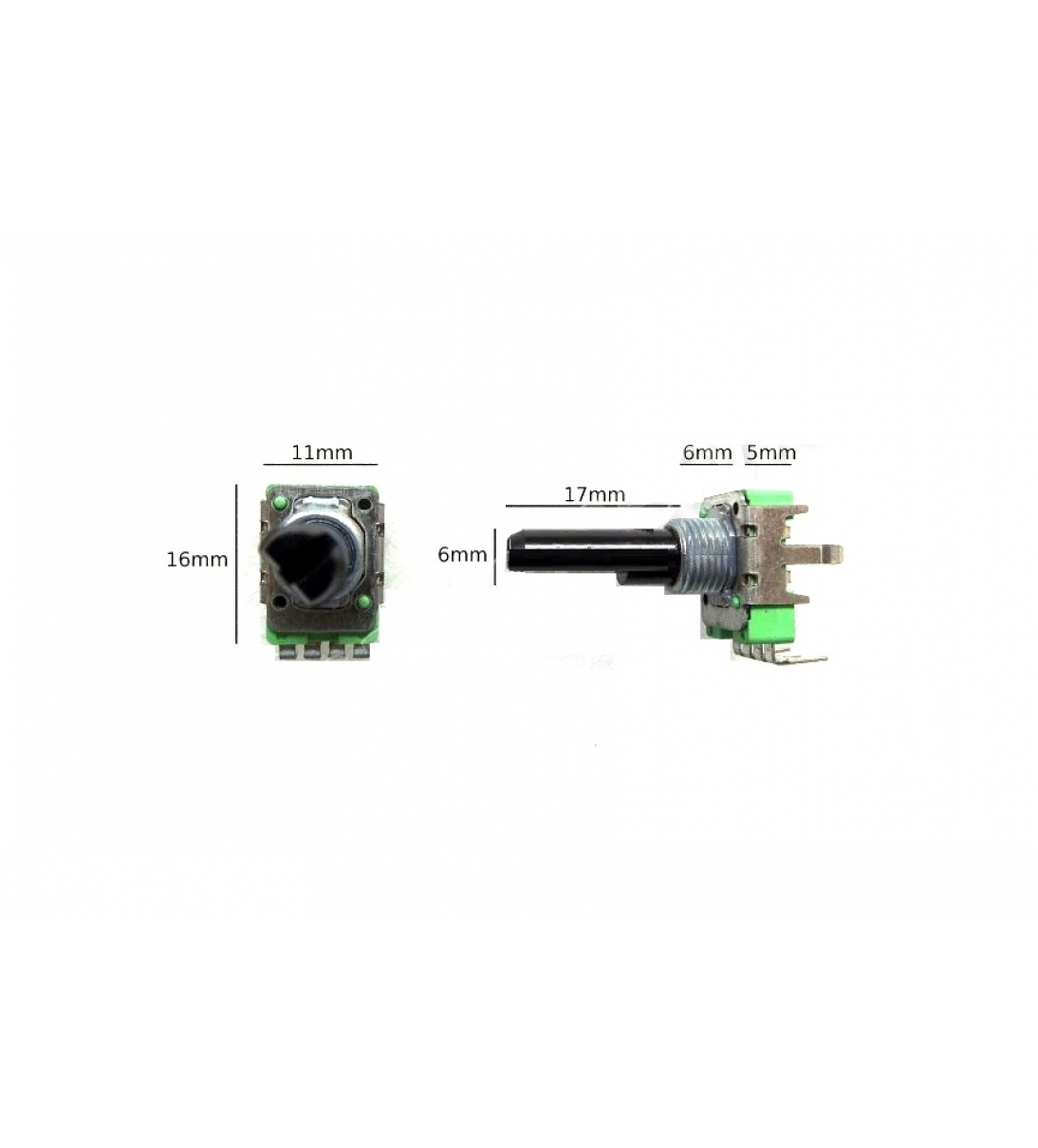 Potenziometro 200KA LOG 11mm - SPMARPOTE0057