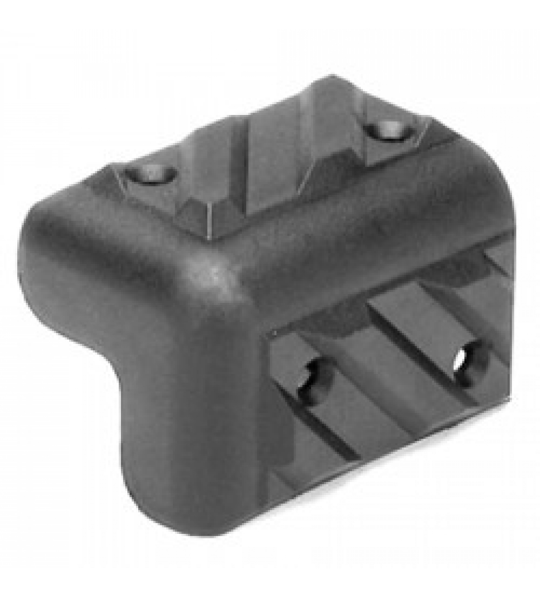 Cantonale in pvc nero per casse acustiche 57x41mm