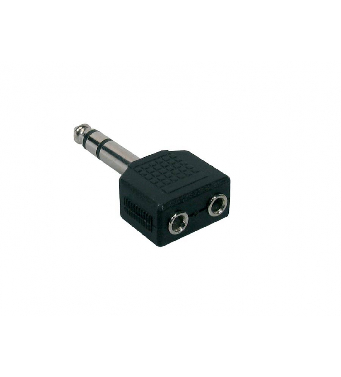 Adattatore, doppia presa jack stereo 3,5mm, jack stereo 6,3mm cod.000280 [B006WB931]