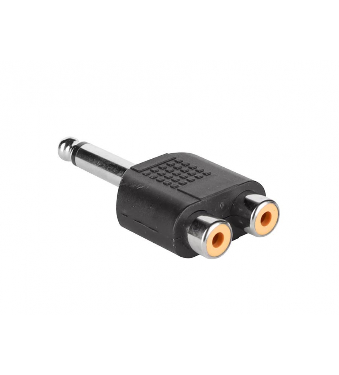 Adattatore, doppia presa RCA, jack mono 6,3mm cod.000284 [B006WB933]