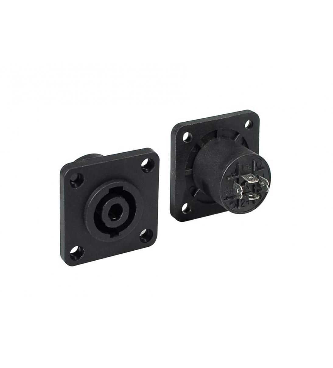 Connettore speakon da pannello 4 poli - SPK-4MPG