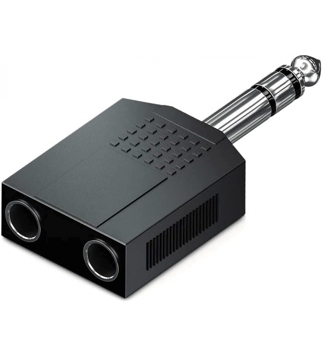 Adattatore 2 pezzi Audio Stereo 6.35 mm Maschio - 2x 3.5 mm Femmina Nero cod.00156 ...B006PR58911