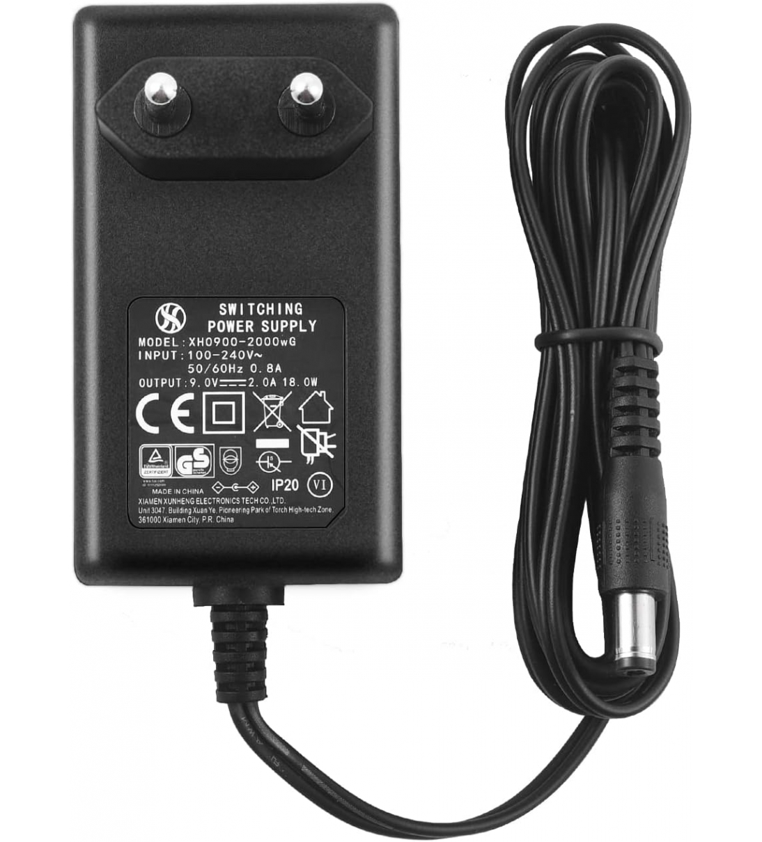 Alimentatore 9V 2A [B027KO90871]