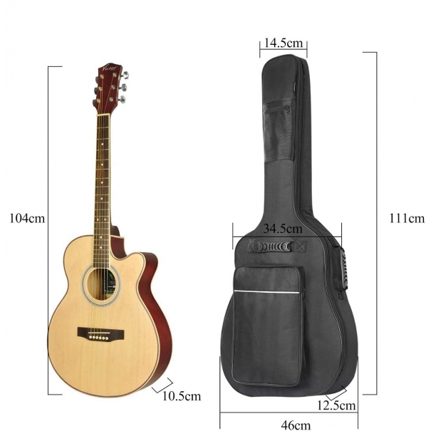 Custodia per chitarra universale 