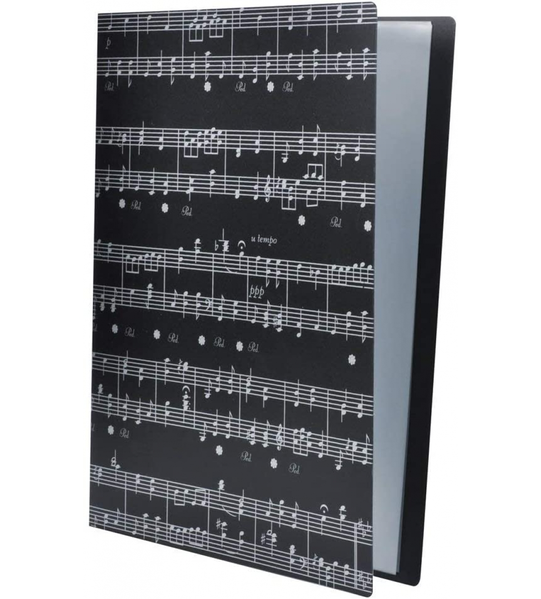 Cartella porta spartiti in formato A4 con 40 tasche Musical